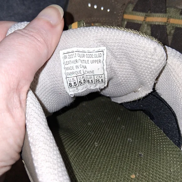 Skechers Olive and Tan Athletic Shoes - Picture 5 of 5